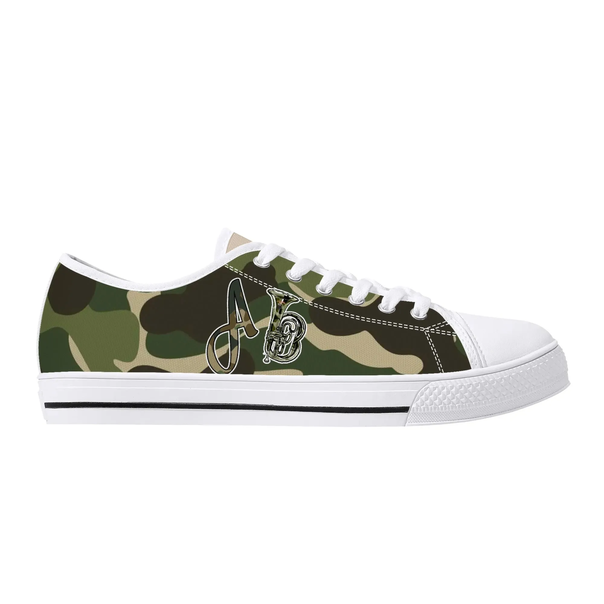 ANB Womens Low Top Canvas Shoes - Customized Tongue