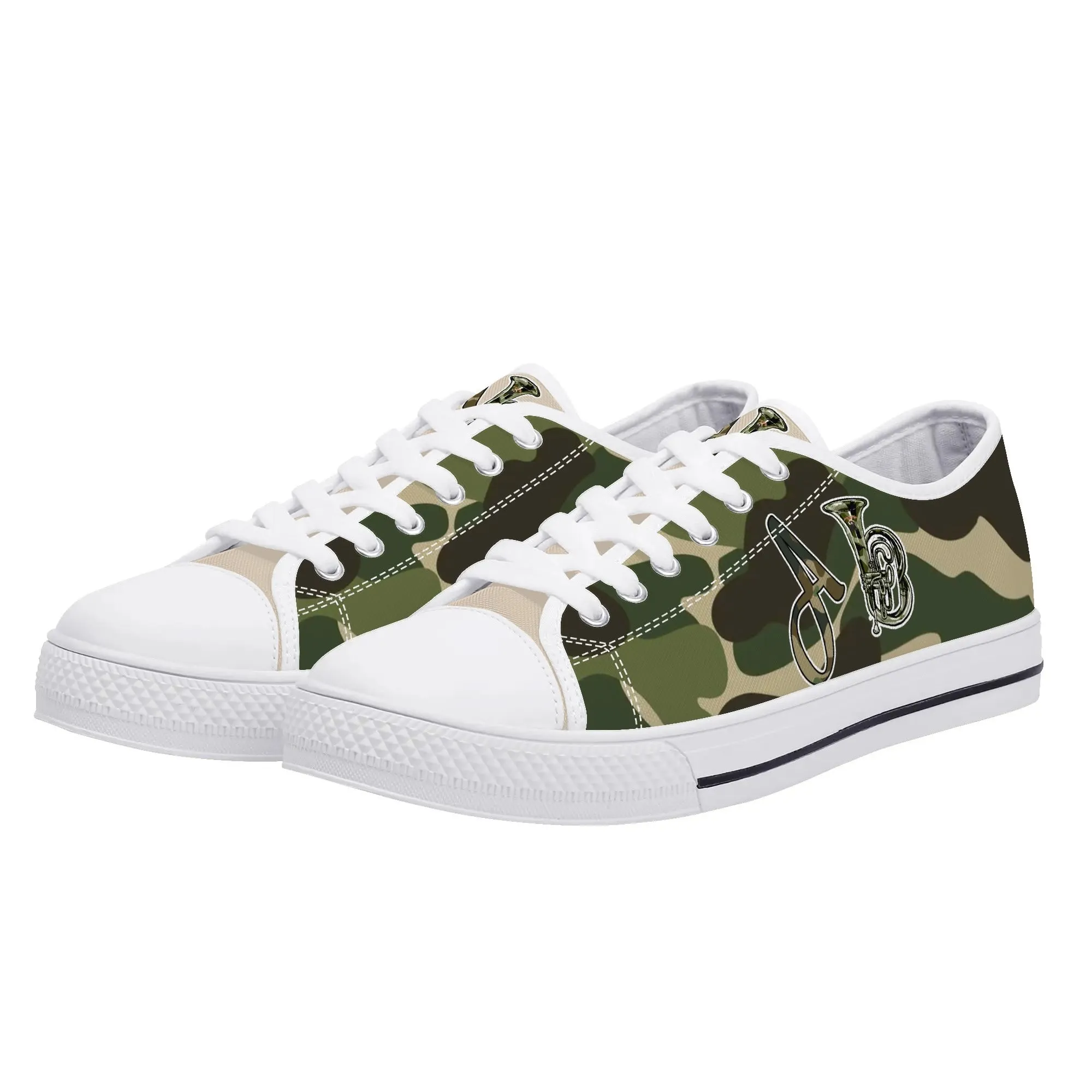 ANB Womens Low Top Canvas Shoes - Customized Tongue