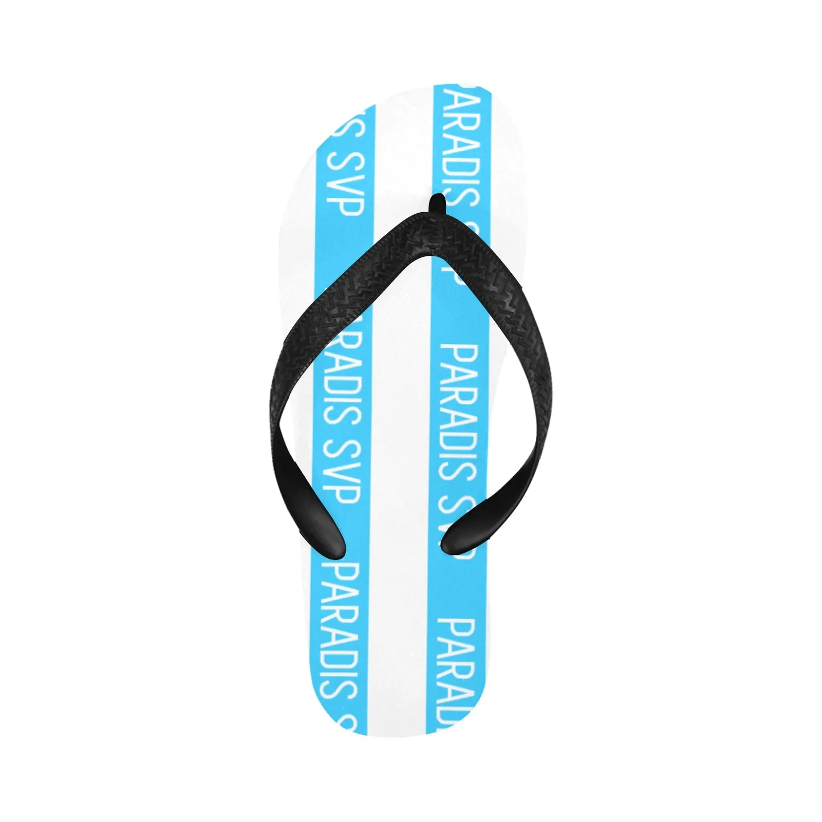 Cabana Cove Blue Striped Flip-Flops