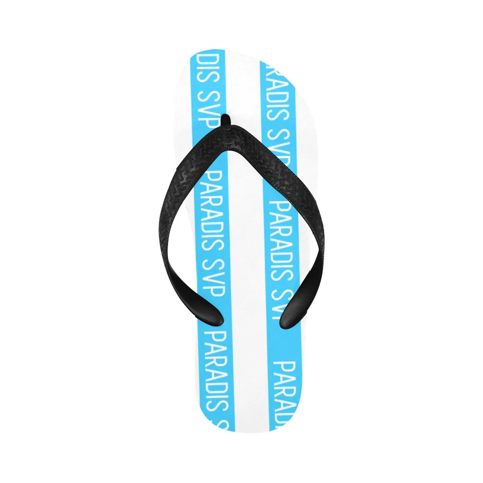 Cabana Cove Blue Striped Flip-Flops