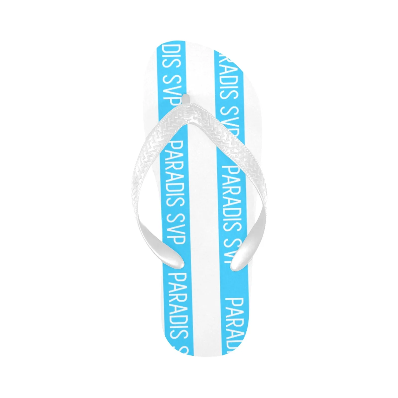 Cabana Cove Blue Striped Flip-Flops