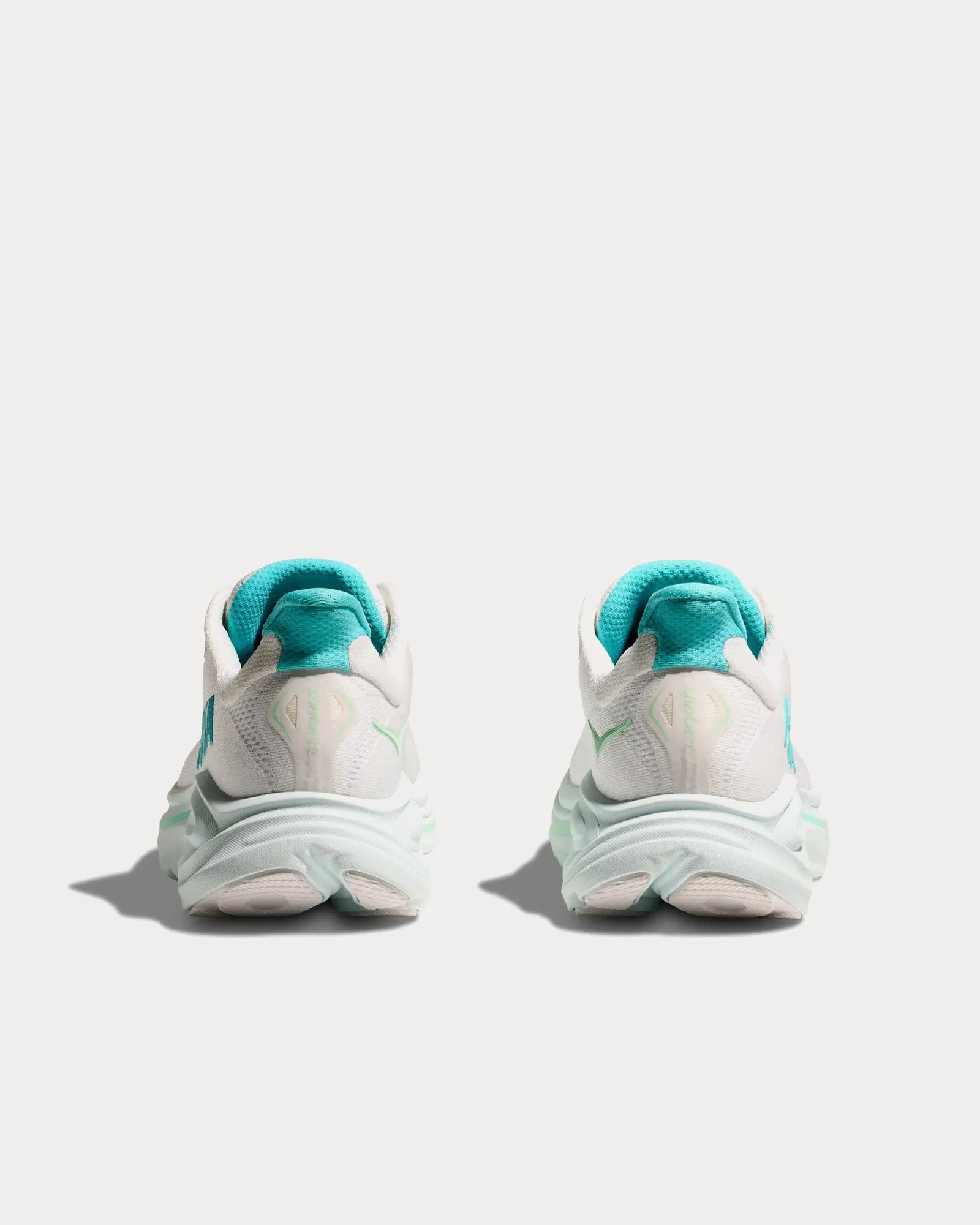Clifton 10 White / Cielo Blue Running Shoes