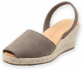 Espadrille Wedges for Women  Dressy Soft Leather Peep Toe Womens Wedge Sandals, Casual Summer Slip on Espadrilles