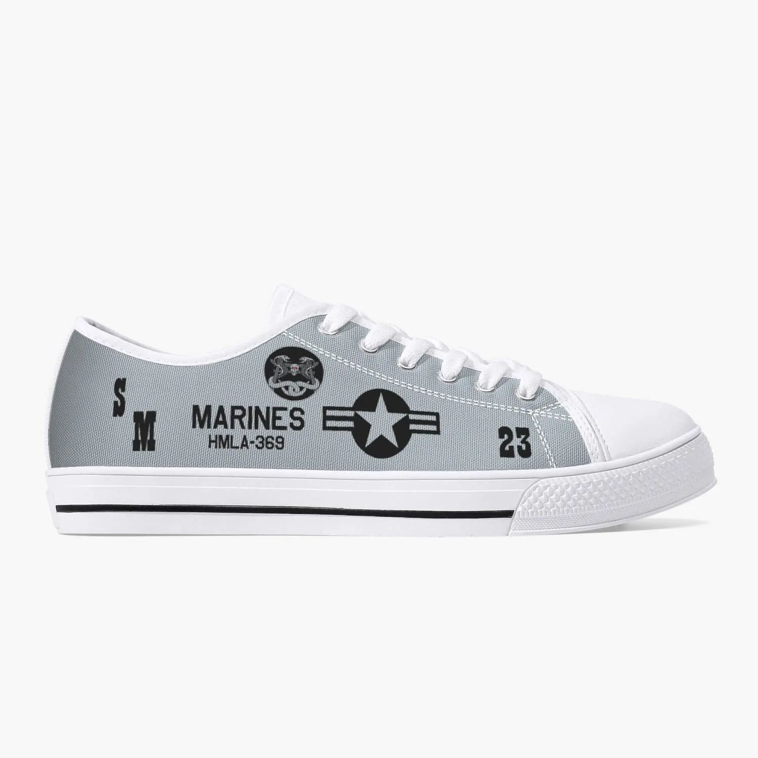 HMLA-369 "Gunfighters" Low Top Canvas Shoes