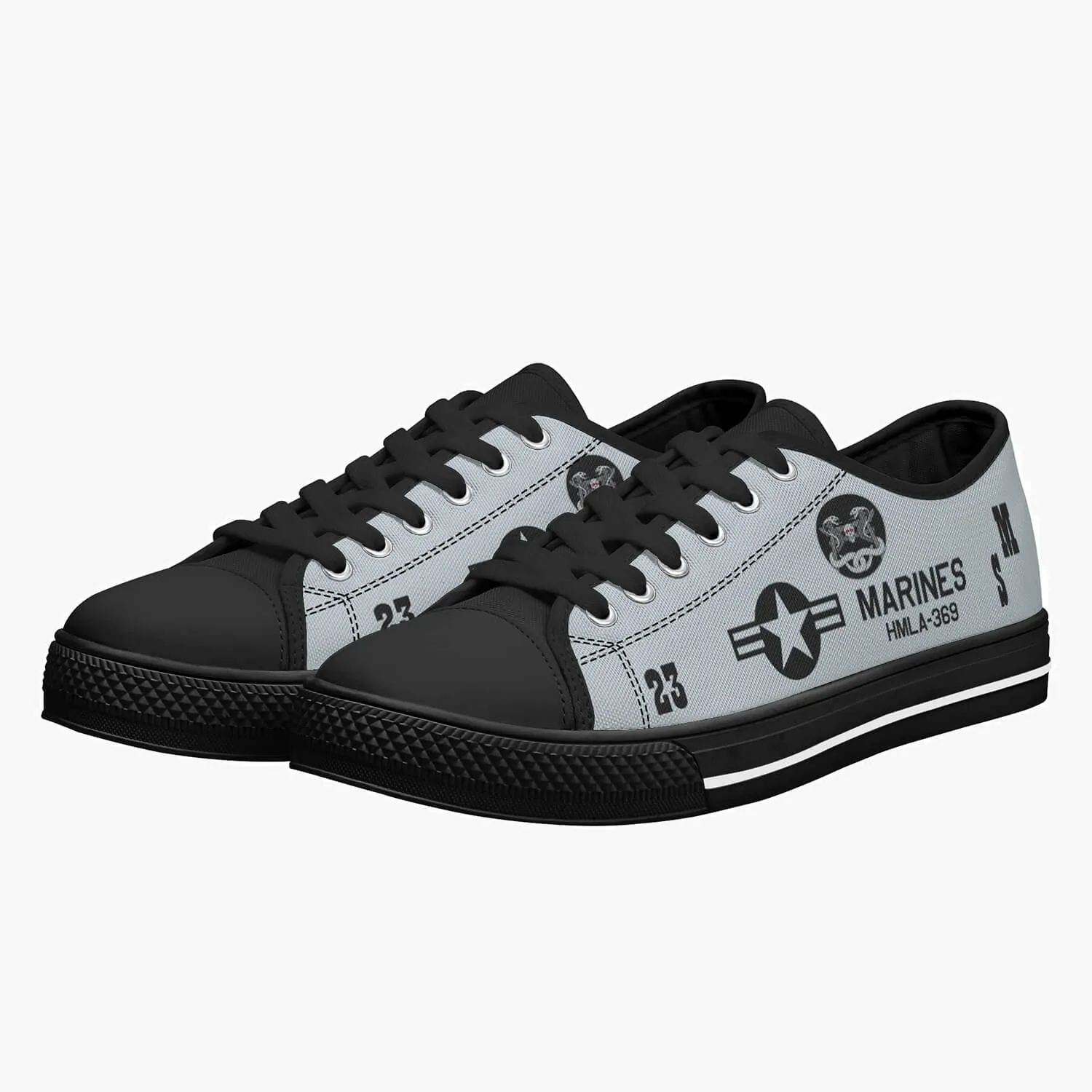 HMLA-369 "Gunfighters" Low Top Canvas Shoes