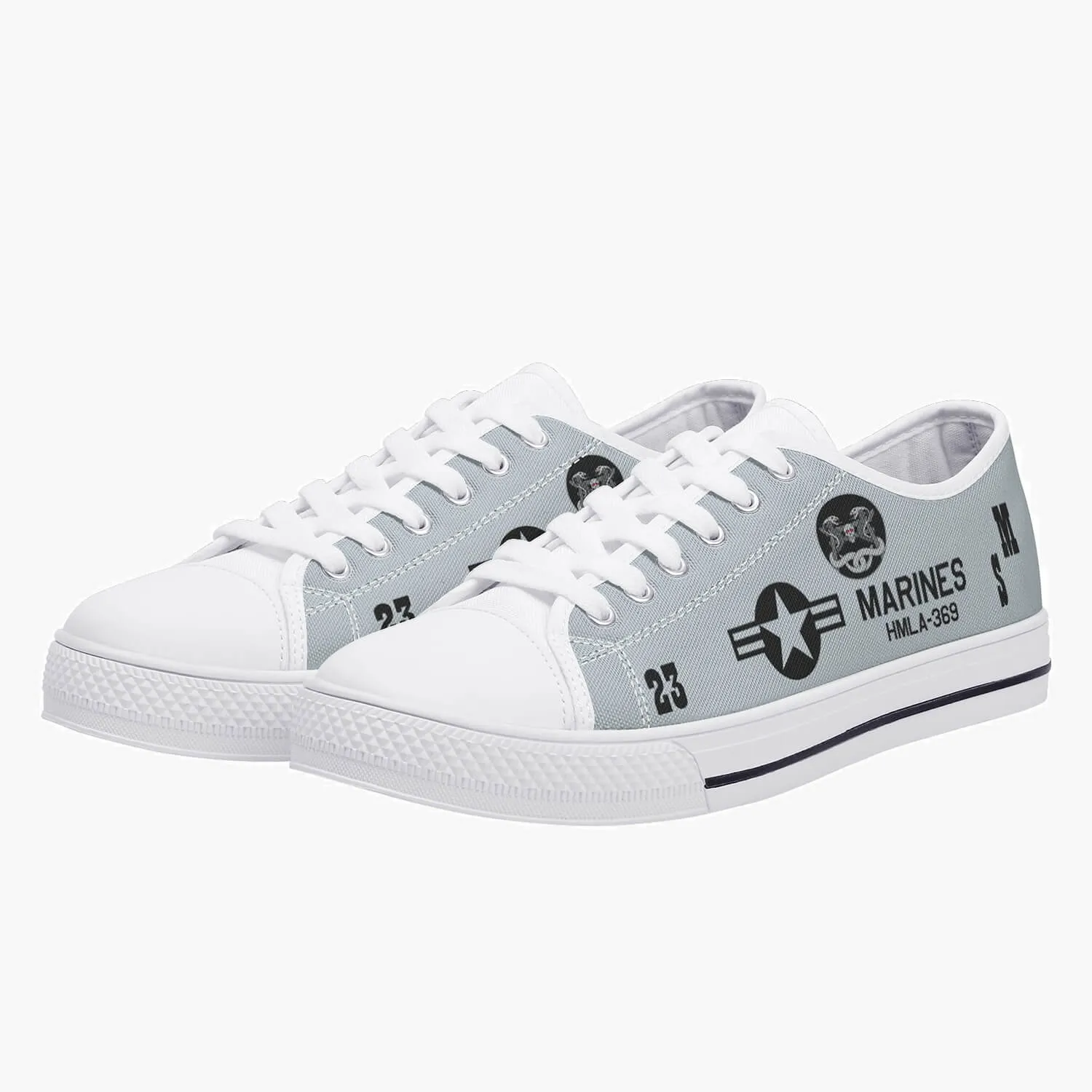 HMLA-369 "Gunfighters" Low Top Canvas Shoes