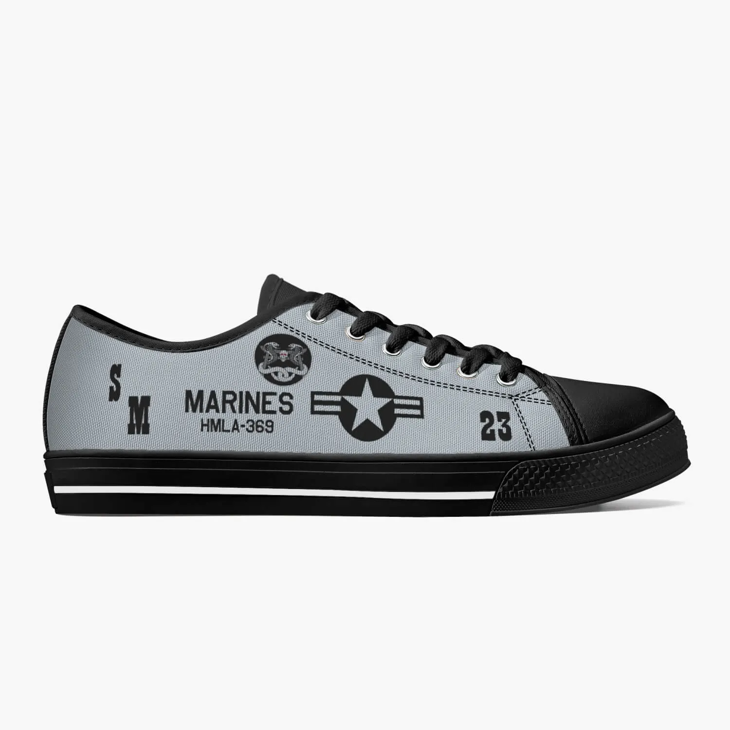 HMLA-369 "Gunfighters" Low Top Canvas Shoes