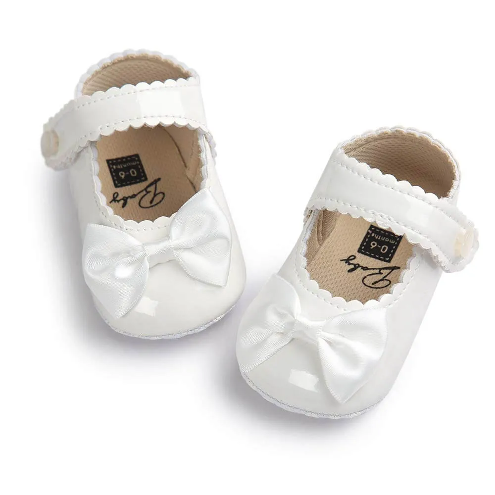 Infant Baby Girls Stylish Soft Sole for Christening Wedding Party and Birthday 0-18M