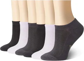  MD No Show Socks for Women and Men, Viscose Bamboo Soft Athletic Running Moisture Wicking Short Casual Sports Socks 6 Pairs