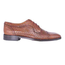 Mercanti Fiorentini Derby Brogue in Tan