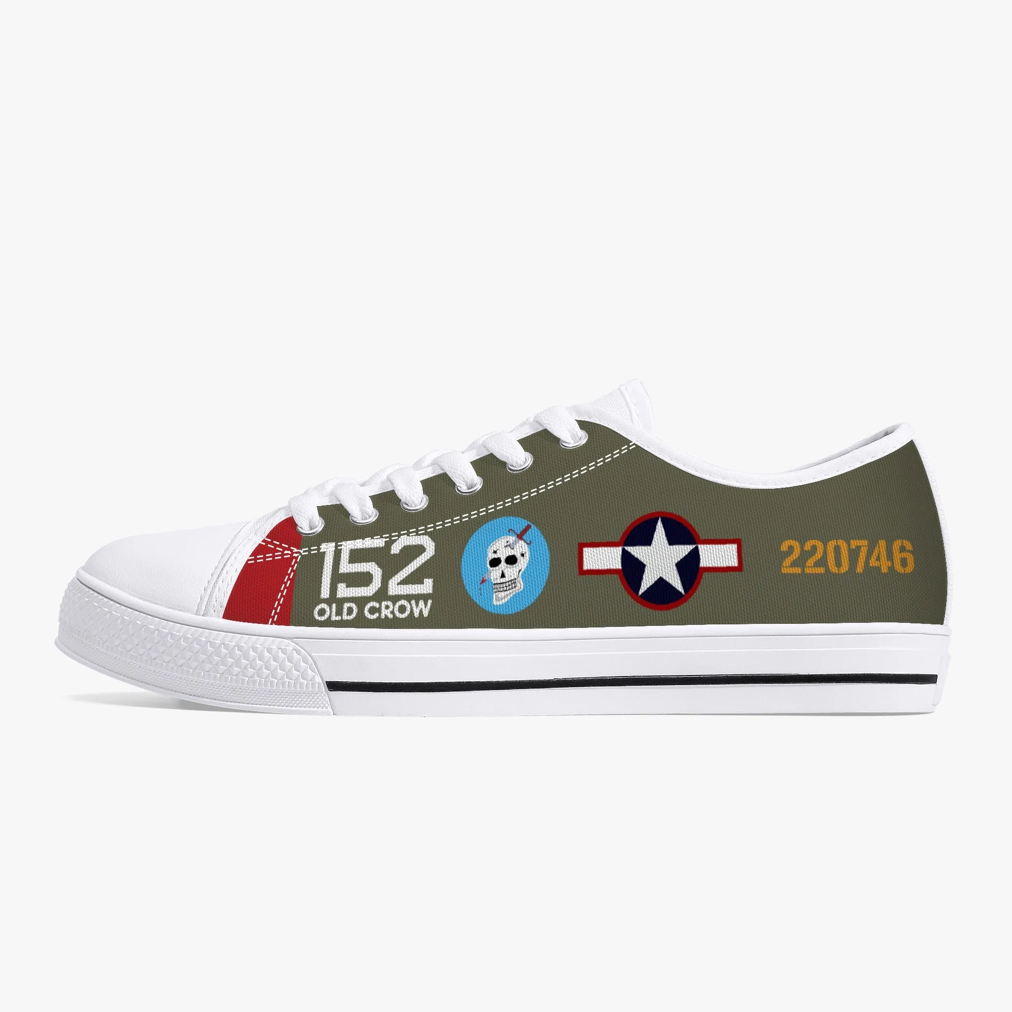 P-39 “Old Crow” Low Top Canvas Shoes