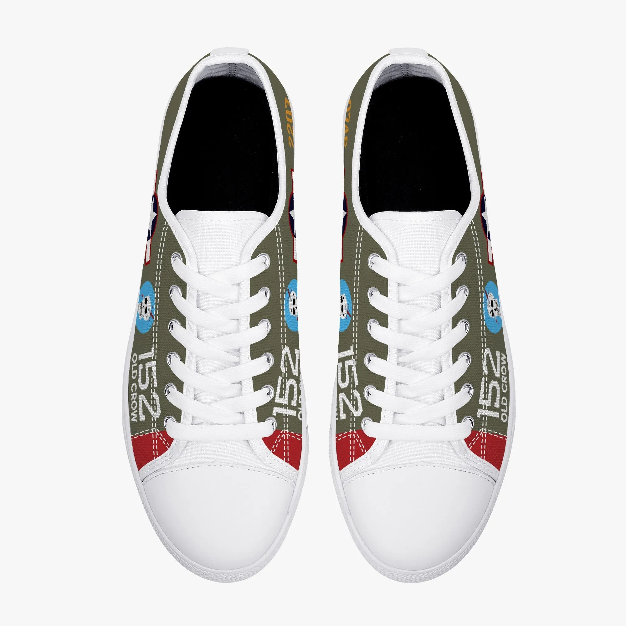 P-39 “Old Crow” Low Top Canvas Shoes