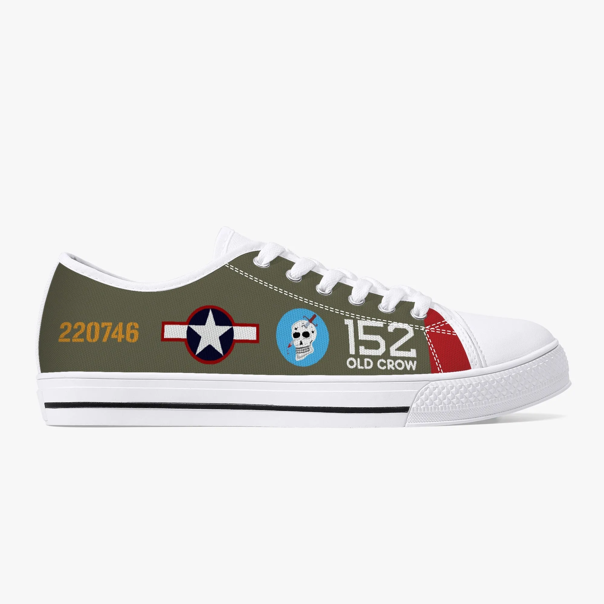P-39 “Old Crow” Low Top Canvas Shoes
