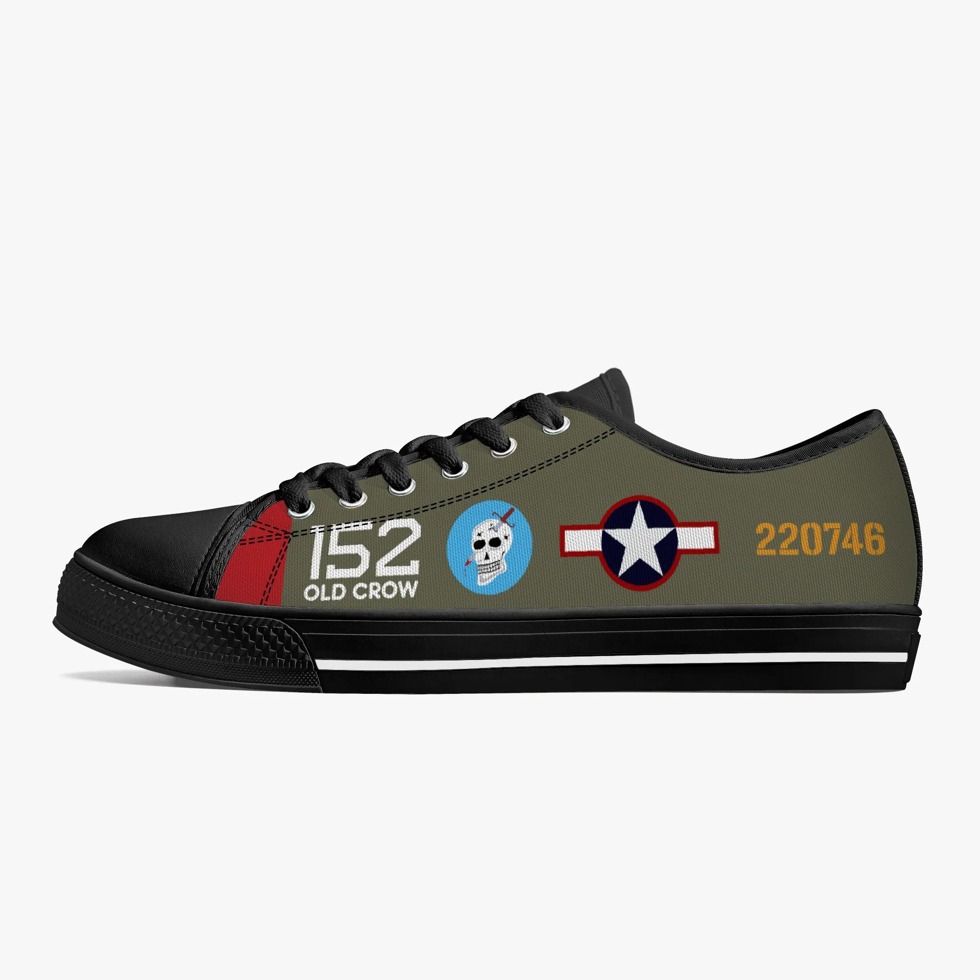 P-39 “Old Crow” Low Top Canvas Shoes