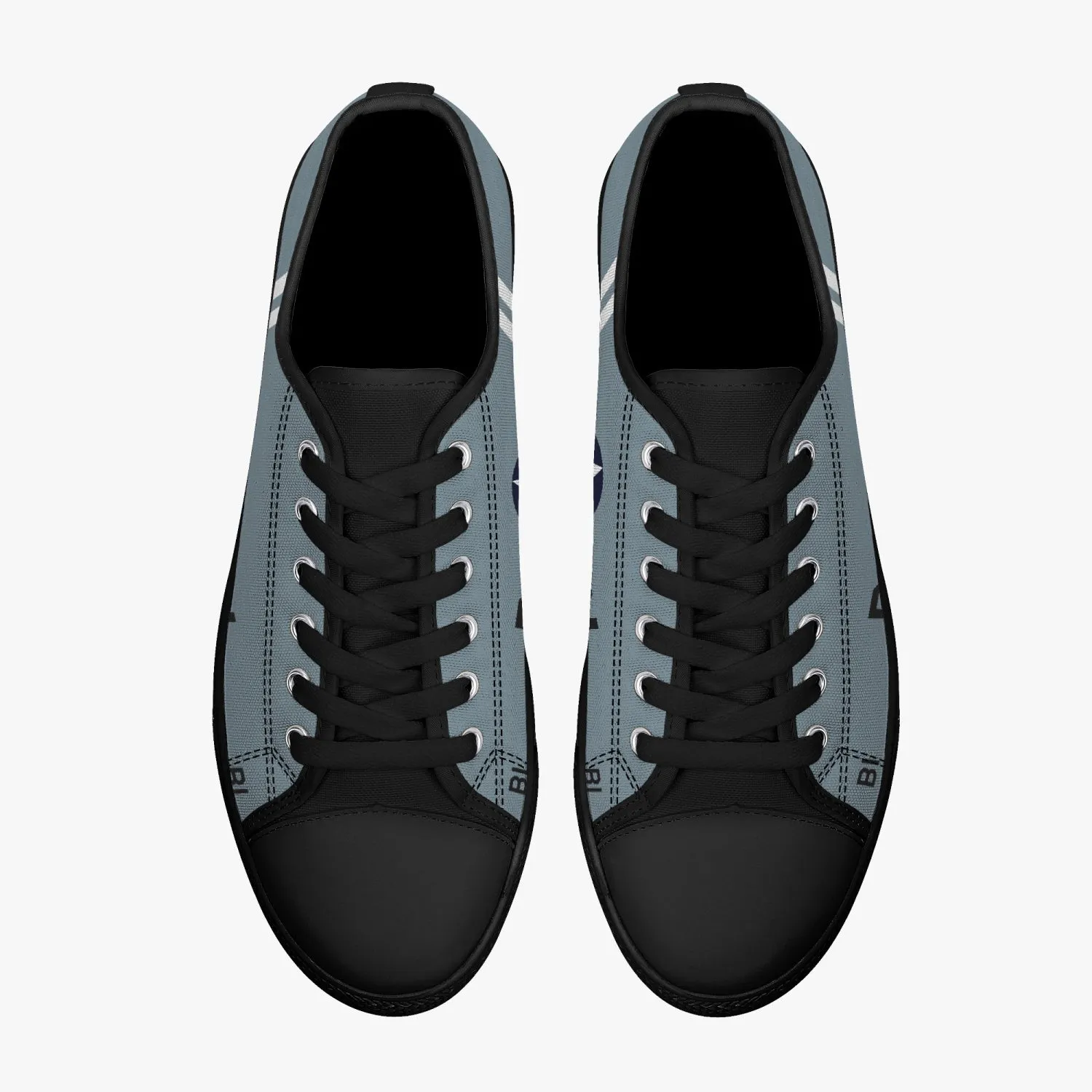 SBD Dauntless "Black B1" Low Top Canvas Shoes