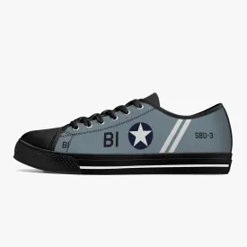 SBD Dauntless "Black B1" Low Top Canvas Shoes