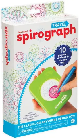 Spirograph Travel  Arts and Crafts, Travel Toys, Kids Toys, Art, Craft Supplies, Drawing Kit, Toddler Activities, Unleash Your Child Inner Artist, Ages 5 