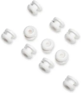 Stayput White Attachment Knobs - 10 Pack, Knobs are Used with Shock Cords for Canvas which are Sold Separately