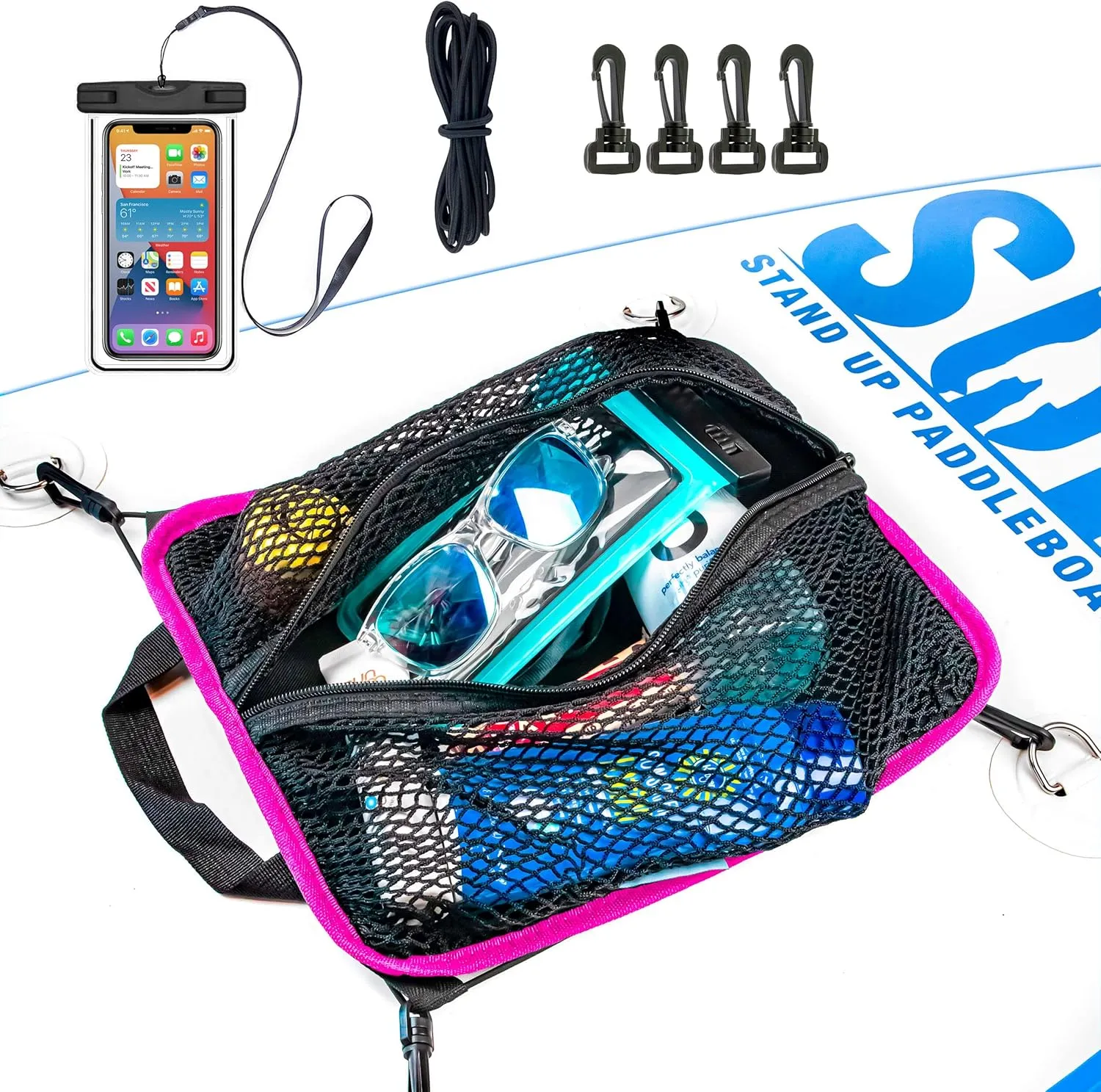 SUP-Now Paddleboard Deck Bag with Waterproof Phone Case
